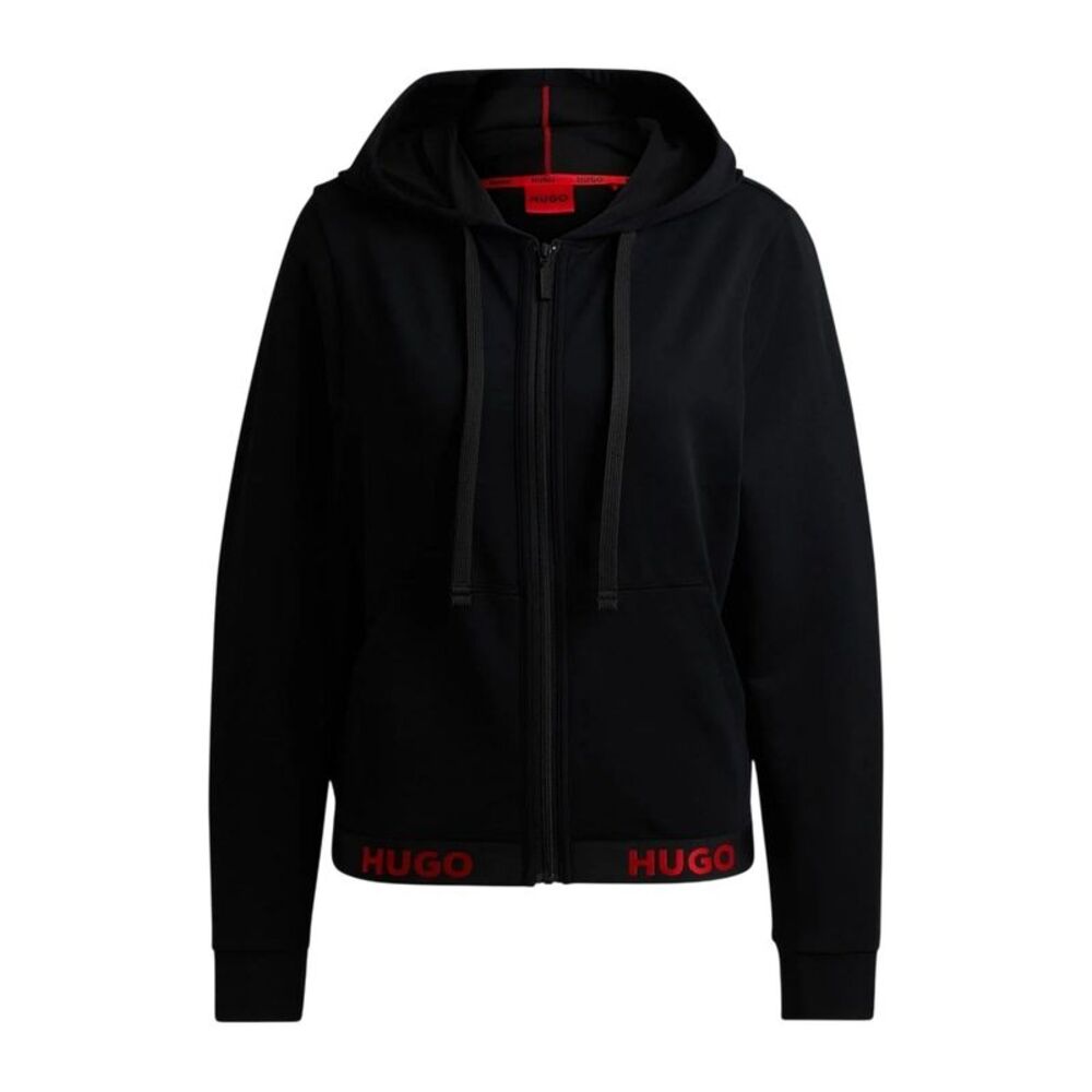 Hugo Womens/Ladies Lettering Regular  Jacket / Black